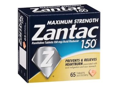 Figura 1. Zantac® fue un medicamento distribuido en todo el mundo que contiene Ranitidina, un compuesto químico que muestra polimorfismo.